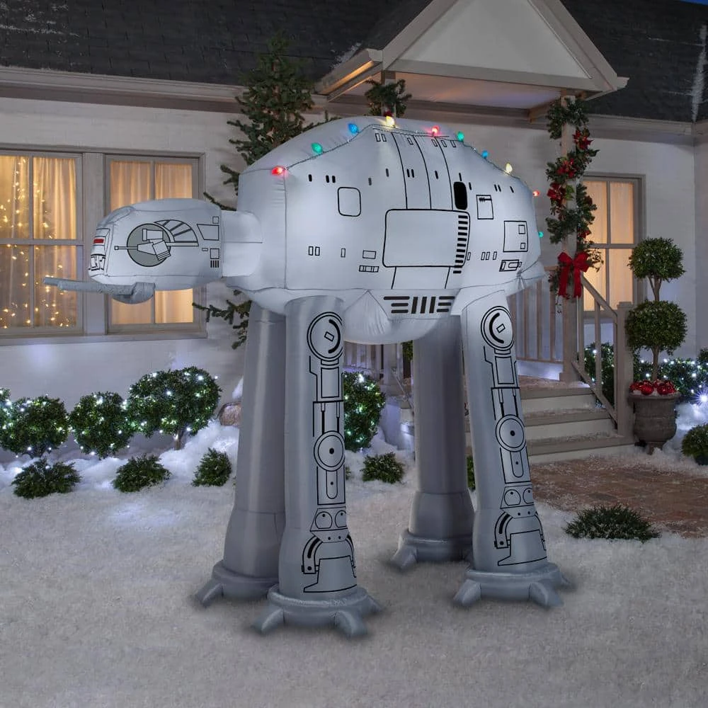 STAR WARS 8 Ft. Pre-lit Inflatable Airblown AT-AT With Light String 2 STAR WARS 8 Ft. Pre-lit Inflatable Airblown AT-AT With Light String - Image 2