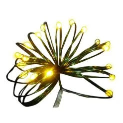 9 Ft. 36-Light Battery Operated LED Gold Ultra Slim Wire (Bundle Of 2)