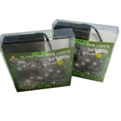 9 Ft. 36-Light Battery Operated LED Gold Ultra Slim Wire (Bundle Of 2) -Northlight Shop starlite creations christmas string lights ba03 y036 a1b 66 1000