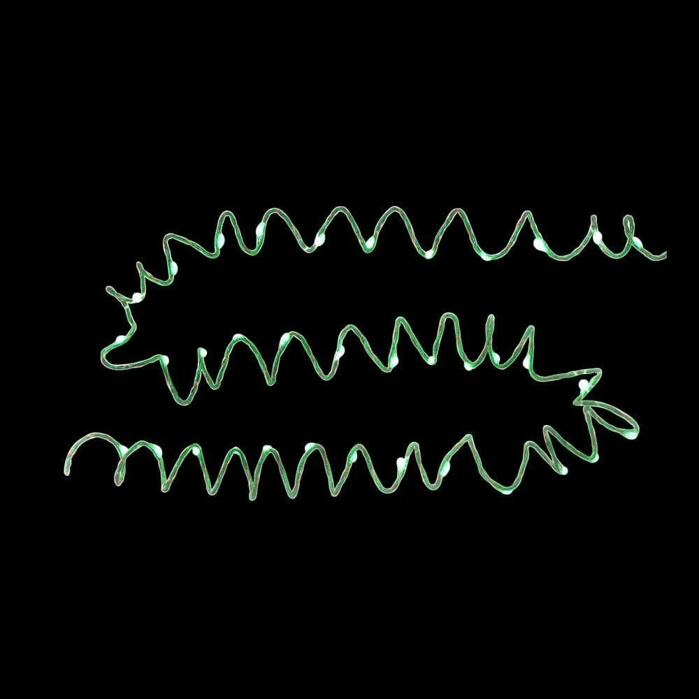 12 Ft. Pre-Lit LED Battery Operated Green Single Braided Garland (Bundle Of 2) 1 12 Ft. Pre-Lit LED Battery Operated Green Single Braided Garland (Bundle Of 2)