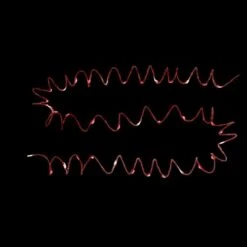 12 Ft. Pre-Lit LED Battery Operated Red Single Braided Garland (Bundle Of 2)