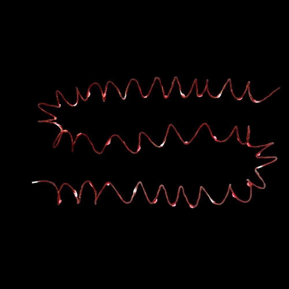 12 Ft. Pre-Lit LED Battery Operated Red Single Braided Garland (Bundle Of 2) 1 12 Ft. Pre-Lit LED Battery Operated Red Single Braided Garland (Bundle Of 2)