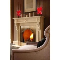 9 In. 36-Light Battery Operated LED Red Everyday Bow -Northlight Shop starlite creations christmas tree ribbon eb03 r006 a1 31 1000