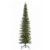 STERLING 7.5 Ft. Natural Cut Narrow Lincoln Pine Artificial Christmas Tree With 300 Clear Lights -Northlight Shop sterling pre lit christmas trees 5620 75c 64 1000