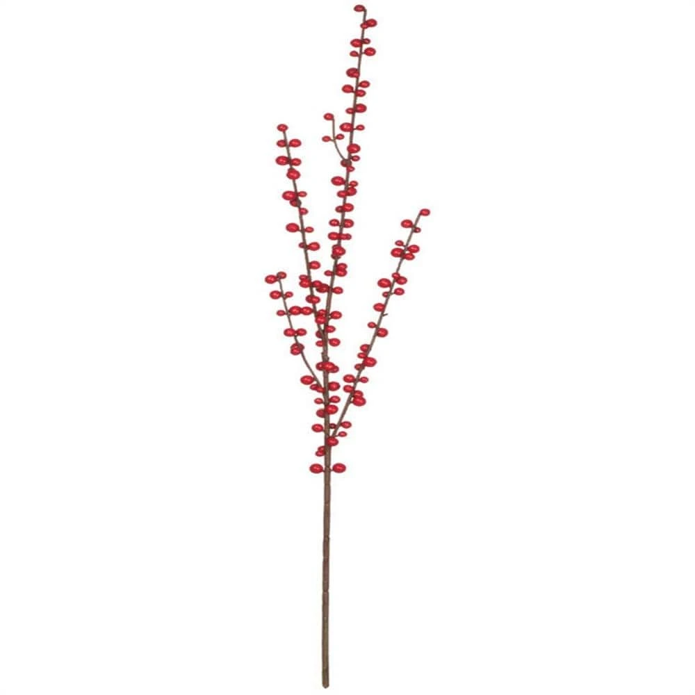 Artificial 28 In. Red Winterberry Stem Arrangement 1 Artificial 28 In. Red Winterberry Stem Arrangement