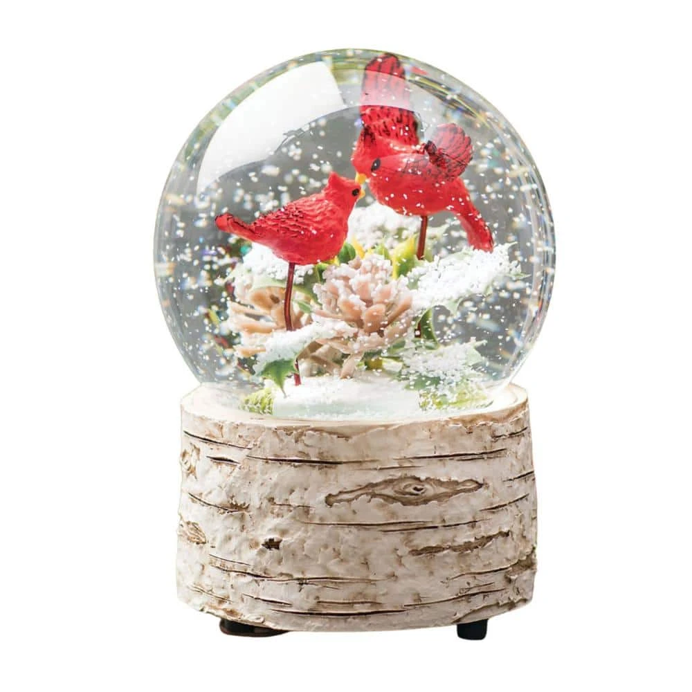 5 In. Cardinal Musical Christmas Waterglobe 1 5 In. Cardinal Musical Christmas Waterglobe