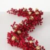 48 In. Berry And Bell Unlit Artificial Christmas Garland, Red Christmas Garland 2 48 In. Berry And Bell Unlit Artificial Christmas Garland, Red Christmas Garland -Northlight Shop sullivans christmas garland bbegd 64 1000