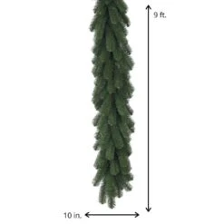 9 Ft. Green Douglas Pine Unlit Artificial Christmas Garland -Northlight Shop sullivans christmas garland gd501 4f 1000