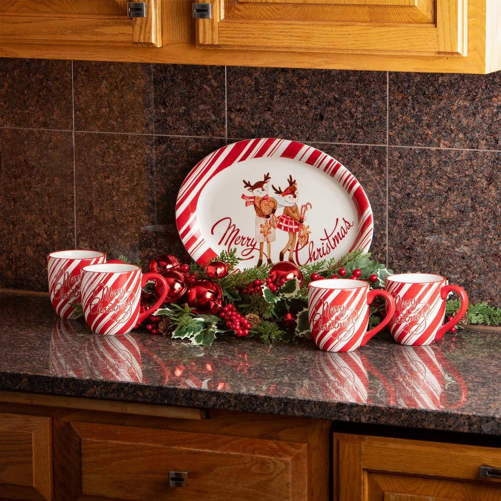 30" Jingle Bell Holly Pine Artificial Christmas Swag, Green-Red 4 30" Jingle Bell Holly Pine Artificial Christmas Swag, Green-Red - Image 4