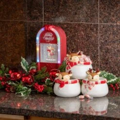 30" Jingle Bell Holly Pine Artificial Christmas Swag, Green-Red 10 30" Jingle Bell Holly Pine Artificial Christmas Swag, Green-Red -Northlight Shop sullivans christmas swag hbsw 44 1000