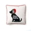 18 In. Multicolor Christmas Dog Cotton Pillow -Northlight Shop sullivans christmas textiles pil304 64 1000