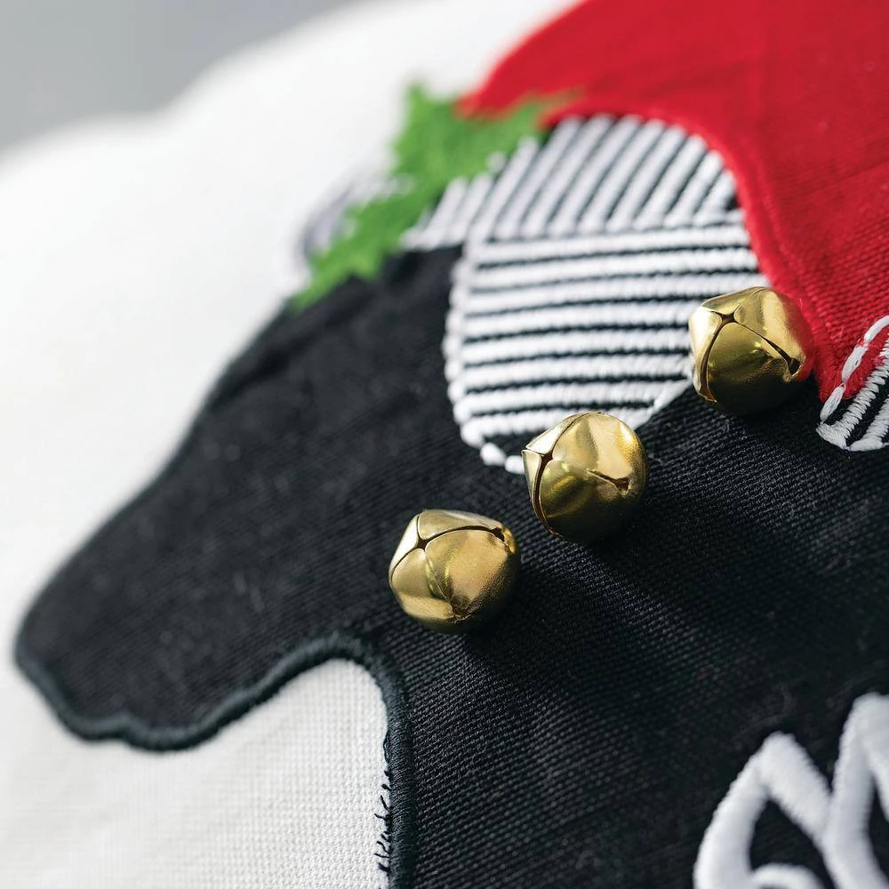 18 In. Multicolor Christmas Dog Cotton Pillow 2 18 In. Multicolor Christmas Dog Cotton Pillow - Image 2