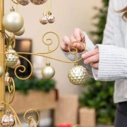 Winter Wonderland 100-Piece Rose Gold/Champagne Assorted Ornament -Northlight Shop sunnydaze christmas ornament sets sme 9401 44 1000