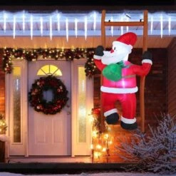 6 Ft. In H X 2 Ft. In W Festive Climbing Santa Inflatable For Christmas Outdoor Decor -Northlight Shop syncfun christmas inflatables 30631 c3 1000