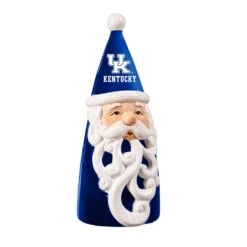 University Of Kentucky Santa LED Christmas Garden Statuary, 8 In.