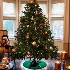 30 In. Reversible Red/Green Floor Protector 5 30 In. Reversible Red/Green Floor Protector -Northlight Shop the christmas tree stand mat christmas tree skirts cts 30 c c3 1000