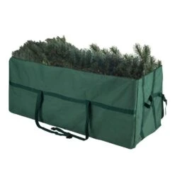 Deluxe Canvas Heavy-Duty Christmas Tree Storage Bag For Trees Up To 9 Ft. Tall -Northlight Shop tiny tim totes christmas tree storage hwd630383 31 1000