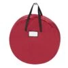 36 In. Artificial Red Canvas Supreme Christmas Wreath Storage Bag -Northlight Shop tiny tim totes wreath storage hwd630369 64 1000