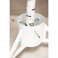 Metal Urban Geometric Christmas Tree Stand For Real Trees Up To 10 Ft. Tall -Northlight Shop tree nest christmas tree stands treegio black fa 1000