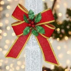 6 Ft. 3D Post Light Outdoor Christmas Holiday Yard Decoration Cool White LED -Northlight Shop veikous christmas yard decorations pg0403 14 31 1000