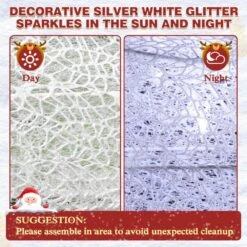 6 Ft. 3D Post Light Outdoor Christmas Holiday Yard Decoration Cool White LED -Northlight Shop veikous christmas yard decorations pg0403 14 c3 1000