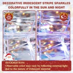 4.5 Ft. Iridescent Snowman Outdoor Christmas Holiday Yard Decoration With Cool White LED Lights -Northlight Shop veikous christmas yard decorations pg0403 18 c3 1000