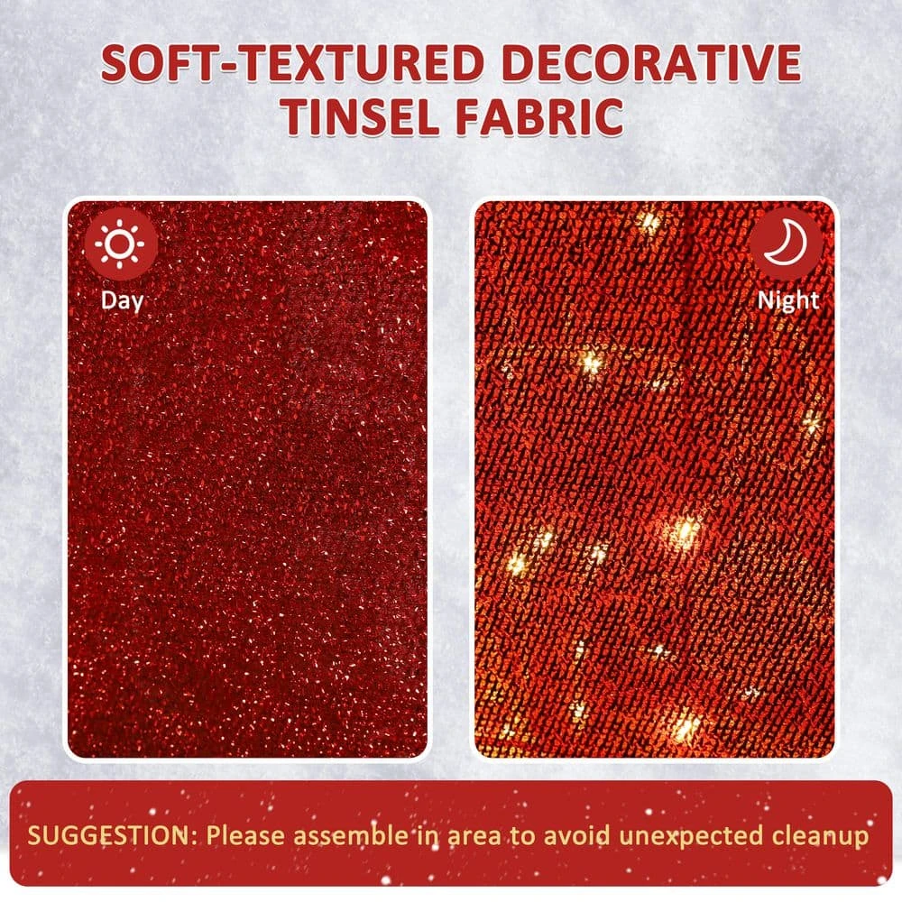 27 In. 3D Animated Santa Claus In Gift Box Outdoor Christmas Yard Decoration Warm White LED Lights 10 27 In. 3D Animated Santa Claus In Gift Box Outdoor Christmas Yard Decoration Warm White LED Lights - Image 10