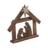 8.5 In. Dark Wooden Christmas Nativity Scene -Northlight Shop vhc brands christmas figurines 90105 64 1000