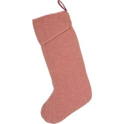 20 In. Cotton Peyton Tomato Red Traditional Christmas Decor Stocking -Northlight Shop vhc brands christmas stockings 32011 c3 1000