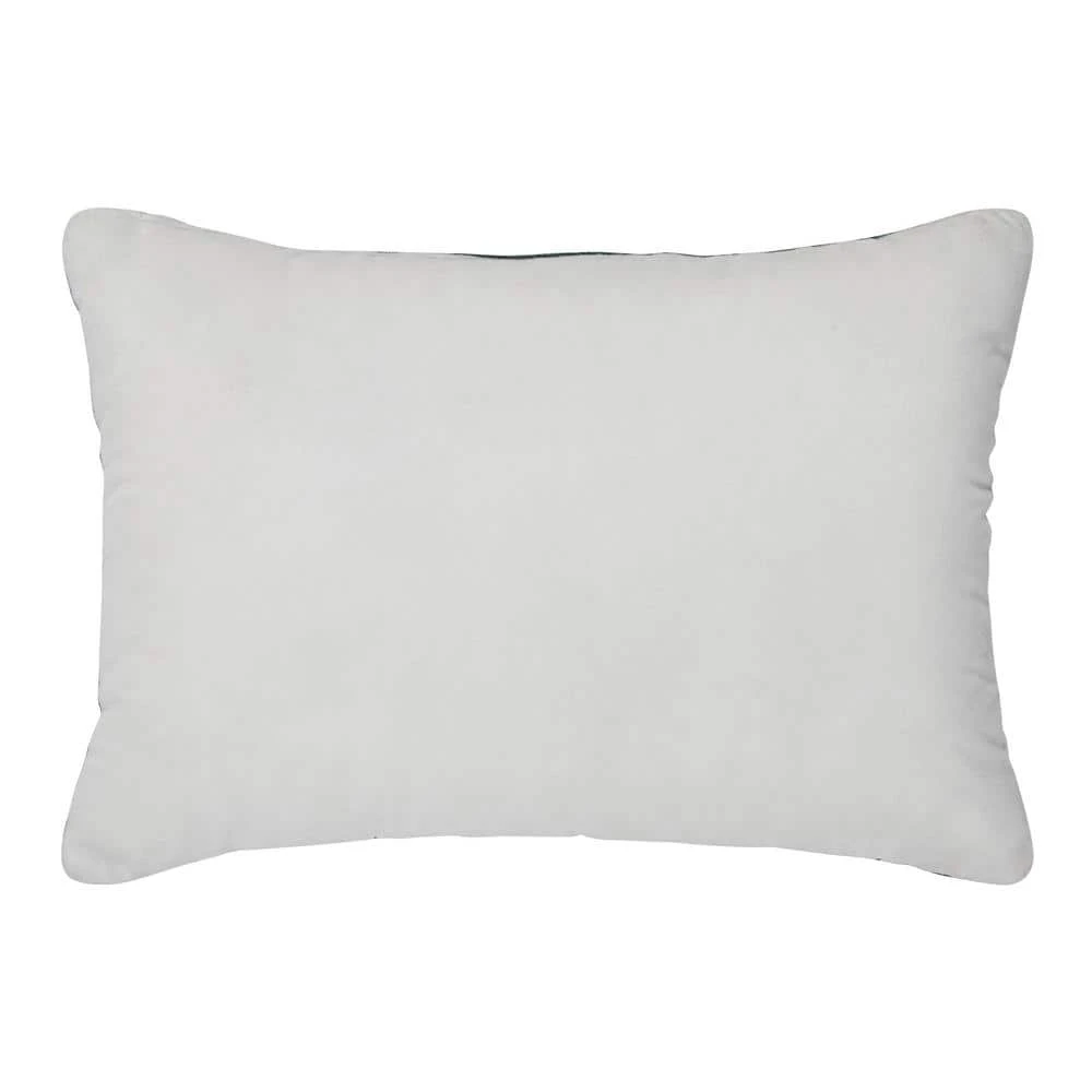 10 In. X 14 In. Green Christmas Trees Green Velvet Decorative Throw Pillow 3 10 In. X 14 In. Green Christmas Trees Green Velvet Decorative Throw Pillow - Image 3