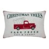 14 In. X 22 In. Farm Fresh Red Truck Christmas Throw Pillow 11 14 In. X 22 In. Farm Fresh Red Truck Christmas Throw Pillow -Northlight Shop vhc brands christmas textiles 85576 64 1000
