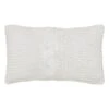12x20 Cable Knit Sweater Pillow White