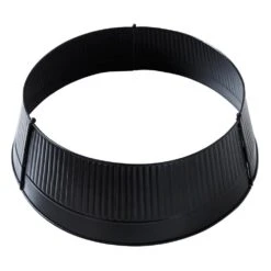 Seasons Crest 24 In. Charcoal Metal Christmas Tree Collar -Northlight Shop vhc brands christmas tree collars 85443 4f 1000