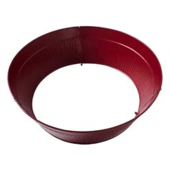 Seasons Crest 24 In. Burgundy Metal Christmas Tree Collar -Northlight Shop vhc brands christmas tree collars 85444 1f 1000
