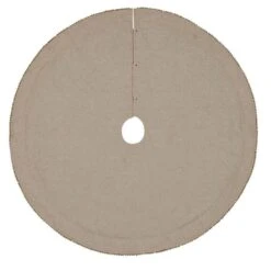 48 In. Celebrate Bronze Tan Glam Christmas Decor Tree Skirt -Northlight Shop vhc brands christmas tree skirts 32007 c3 1000