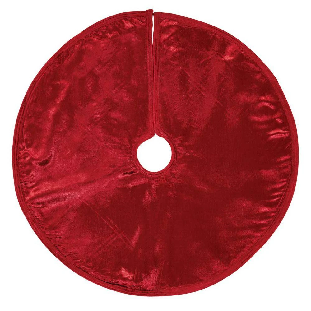 21 In. Tristan Cherry Red Traditional Christmas Decor Mini Tree Skirt 2 21 In. Tristan Cherry Red Traditional Christmas Decor Mini Tree Skirt - Image 2