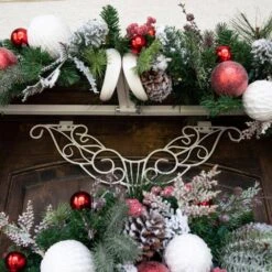 9 Ft. Pre-Lit LED Frosted Wonderland Garland -Northlight Shop village lighting company christmas garland v 20717 1f 1000