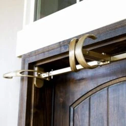 Garland Hanger - Single Door (34-52 In. Doors) (Gold) -Northlight Shop village lighting company christmas light accessories v 20911 gld fa 1000