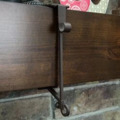 Brown Mantle Garland And Stocking Holder -Northlight Shop village lighting company stocking holders v 20530 76 1000