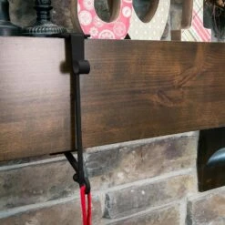 Garland And Stocking Hanger Black Stocking Holder (2-Pack) -Northlight Shop village lighting company stocking holders v 20530 blk rs2 66 1000