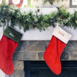 Garland And Stocking Hanger Black Stocking Holder (2-Pack) -Northlight Shop village lighting company stocking holders v 20530 blk rs2 fa 1000