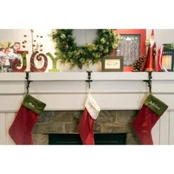 Garland And Stocking Mantle Hanger (3-Pack) -Northlight Shop village lighting company stocking holders v 20530 rs3 e1 1000