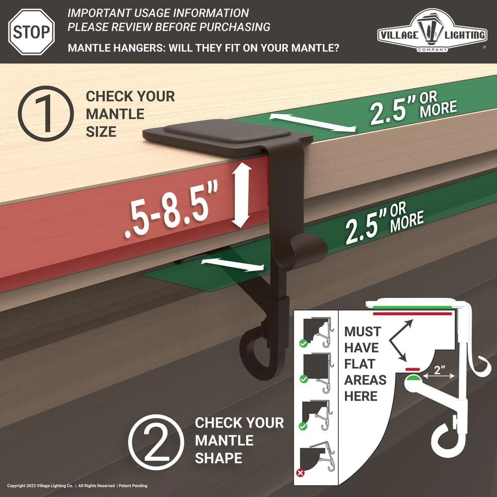 Silver Mantle Garland And Stocking Holder 3 Silver Mantle Garland And Stocking Holder - Image 3