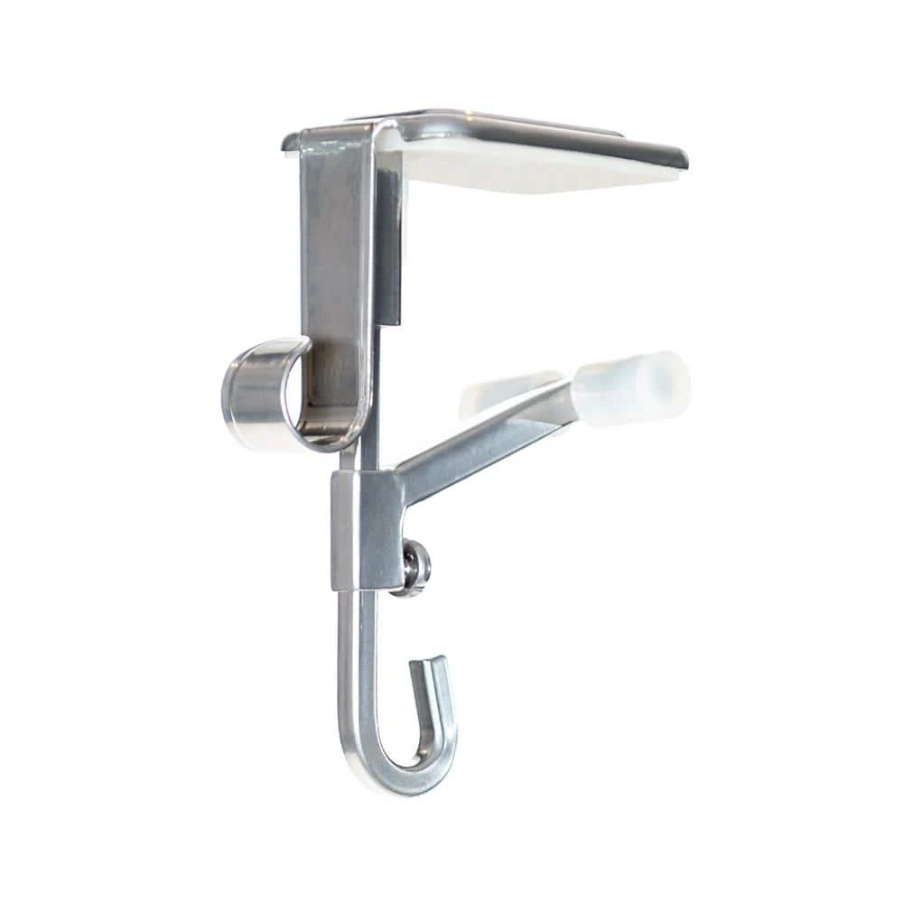 Silver Mantle Garland And Stocking Holder 1 Silver Mantle Garland And Stocking Holder