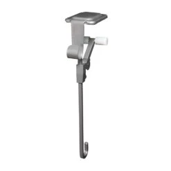 Silver Mantle Garland And Stocking Holder (3-Pack)