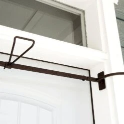 Brown Slim Single Door Garland Hanger (for 34 In. Artificial - 52 In. Artificial Wide Doors) -Northlight Shop village lighting company wreath hangers v 20529 rs 1d 1000