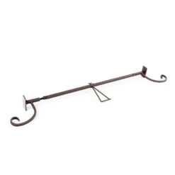 Brown Slim Single Door Garland Hanger (for 34 In. Artificial - 52 In. Artificial Wide Doors)