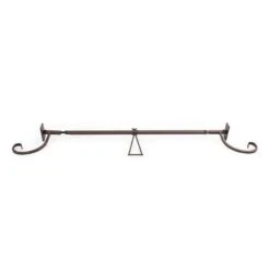 Brown Slim Single Door Garland Hanger (for 34 In. Artificial - 52 In. Artificial Wide Doors) -Northlight Shop village lighting company wreath hangers v 20529 rs c3 1000