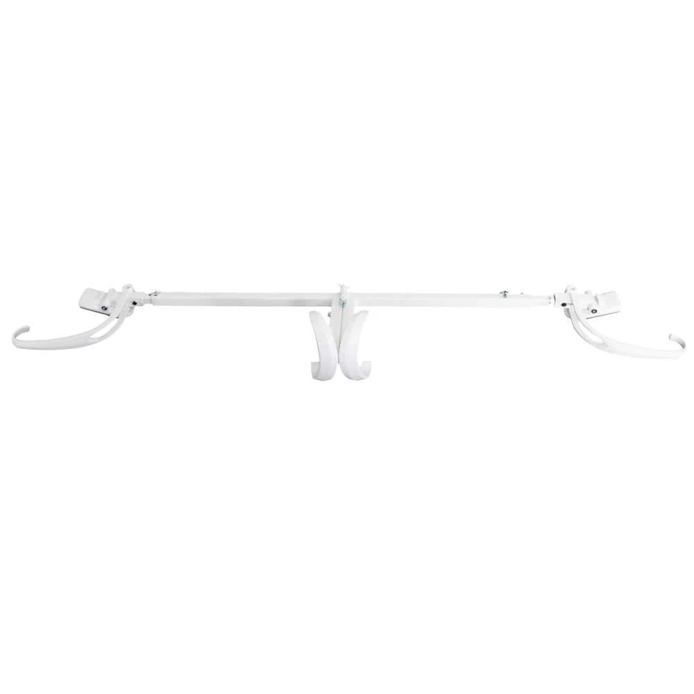 White Single Door Garland Hanger (for 34 In. Artificial - 52 In. Artificial Wide Doors) 4 White Single Door Garland Hanger (for 34 In. Artificial - 52 In. Artificial Wide Doors) - Image 4