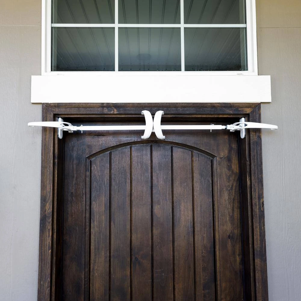 White Single Door Garland Hanger (for 34 In. Artificial - 52 In. Artificial Wide Doors) 8 White Single Door Garland Hanger (for 34 In. Artificial - 52 In. Artificial Wide Doors) - Image 8